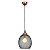 Pendente Copper Cobre e Preto (D)28Cm (A)41Cm 1Xe27 | XN003 - Imagem 1