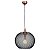 Pendente Copper Cobre e Preto (D)50Cm (A)48Cm 1Xe27 | XN005 - Imagem 1