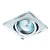 Spot Embutir Shine Cromado E Transp (C)9Cm (L)9Cm (A)2.5Cm  1Xgu10 50 | YD134 - Imagem 1