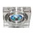 Spot Embutir Shine Cromado E Transp (C)10Cm (L)10Cm (A)3Cm  1Xgu10 50W | YD631A - Imagem 1