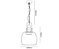 Pendente Bishop Conhaque Opus Ø300 x 700mm | DN38537 - Imagem 2