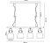 Pendente Pixar Opus DN 37622 Branco 865 x 331 x 160mm - Imagem 2