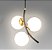 Pendente Yvapuru Opus Preto Dourado 259 x 920mm | DN 81058 - Imagem 1