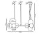 Pendente Bolle Durado Opus 643 x 299mm | DN81065 - Imagem 2