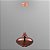 Pendente Led Cooper Cobre Opus Ø200 x 2000mm | DN38308 - Imagem 1