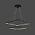 Pendente Led Hox Preto Opus 60 x 300 x 60cm | DN34331 - Imagem 1