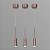 Pendente Led Match Opus DN37776 Cobre Ø4 x 200cm - Imagem 1