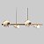 Pendente Led Cosmo Champagne Opus 800 x 342mm | DN39794 - Imagem 1