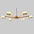 Pendente Led Cosmo Opus DN39817 Champagne  Ø966 x 2000mm - Imagem 1