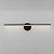 Arandela LED Hubble Preto 3000k 600 x Ø100mm | DN82338 - Imagem 1