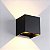 Arandela LED Hub Preto 3000k 100 x 100 x 100mm | DN35864 - Imagem 1