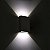 Arandela LED Double Preto 3000k 83 x 123 x 30mm | DN36625 - Imagem 1