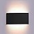 Arandela LED Double Large Preto 3000k 200 x 100 x 31mm | DN36717 - Imagem 1