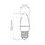 Lâmpada Vela Fosca 3W 3000K Base E27 3000K | STH9310/30 - Imagem 2