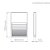 Balizador De Sobrepor Neu 2 Externo Retangular | STH8750/30 - Imagem 3