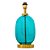 Base de Abajur Acqua Vidro Azul Metal Bronze | ACQ1AB01AZ065 - Imagem 5