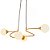 Pendente Orgânico Alata Dourado Opalino | ALA2PD01DR095 - Imagem 1