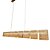Pendente Array Linear Vidro Canelado Âmbar | ARR1PD01DR122 - Imagem 1