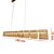 Pendente Array Linear Vidro Canelado Âmbar | ARR1PD01DR122 - Imagem 2