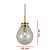Pendente Caju (D)23cm Vidro Dourado | CAJ1PD01TR029 - Imagem 2