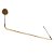 Pendente Minimalista Colchete Dourado 120cm | COL1PD01DR120 - Imagem 1