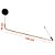 Pendente Minimalista Colchete Preto 120cm | COL1PD01PT120 - Imagem 2