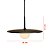 Pendente Era Preto (A)48cm Vidro Leitoso | ERA3PD01PT035 - Imagem 2