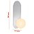 Arandela Lacrosse Branco Vidro Opalino G9 | LAC1AR01BR022 - Imagem 2