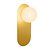 Arandela Lacrosse Dourado Vidro Opalino G9 | LAC1AR01DR022 - Imagem 1