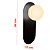 Arandela Lacrosse Preto Vidro Opalino G9 | LAC1AR01PT022 - Imagem 2