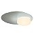 Plafon Nobile Off White Vidro Opalino 12w | NOB1PS01OW042 - Imagem 1