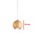 Pendente Pilko Madeira Natural Esfera 10cm | PIL1PD01NA011 - Imagem 2