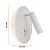 Arandela Skoop Branco 10W Cabeceira Quarto | SKO2AR01BR015 - Imagem 5