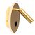 Arandela Skoop Dourado 10W Cabeceira Quarto | SKO2AR01DR015 - Imagem 1