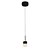 Pendente Juggle Preto (D)5,6cm (A)14,9cm Led 6W 3000K | JUG1PD01PT006 - Imagem 1