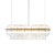 Pendente Doppler Tubos Vidro Dourado (C)120cm Clássico G9 | DOP1PD01TR120 - Imagem 2