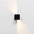 ARANDELA KYUB Preto Facho Ajustável 5cm 2W 3000K IP65 Bivolt - Imagem 5