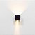 ARANDELA KYUB Preto Facho Ajustável 5cm 2W 3000K IP65 Bivolt - Imagem 6