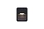 BALIZADOR MOPI PRETO (L)9CM (A)12CM 3000K IP65 Led integrado - Imagem 1