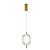 PENDENTE CASULO VIDRO DOURADO (D)15CM (A)26CM | CAS1PD01TR20 - Imagem 1