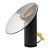 ABAJUR CICLO FUME PRETO (D)25CM (A)28CM 3000K | CIC1AB01FM10 - Imagem 1