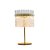 ABAJUR FREDDO VIDRO DOURADO (C)30CM (A)55CM | FRE1AB01TR10 - Imagem 1
