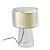 ABAJUR MALIA VIDRO BEGE (D)32CM (A)47CM 40W |MAL1AB01TR10 - Imagem 1