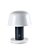 ABAJUR SETA AZUL BRANCO (D)32CM (A)41CM 40W | SET1AB01AZ10 - Imagem 1