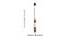 Pendente Arete Dourado (D)18Cm (A)115Cm MR16 | ARE1PD01DR10 - Imagem 2