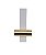 Arandela Bend Off-White e Dourado 5W 3000k | BEN1AR01OW10 - Imagem 1