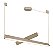 Pendente Croix Branco (L)110Cm LED 27W 3000K | CRO2PD01AR10 - Imagem 1