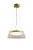 Pendente Dolca Vidro Canelado 45Cm 24W 3000K | DOL1PD01TR10 - Imagem 1