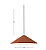 Pendente Fuji Terracota (D)42Cm LED 7W 3000K | FUJ2PD01TC10 - Imagem 2