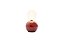 Mini Abajur Iglu Vermelho (D)12Cm (A)21Cm | IGL1AB01VM10 - Imagem 1
